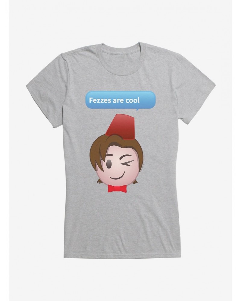 Doctor Who Eleventh Doctor Fezzes Girls T-Shirt $10.21 T-Shirts