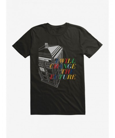 Doctor Who I Will Change The Future Tardis T-Shirt $10.76 T-Shirts