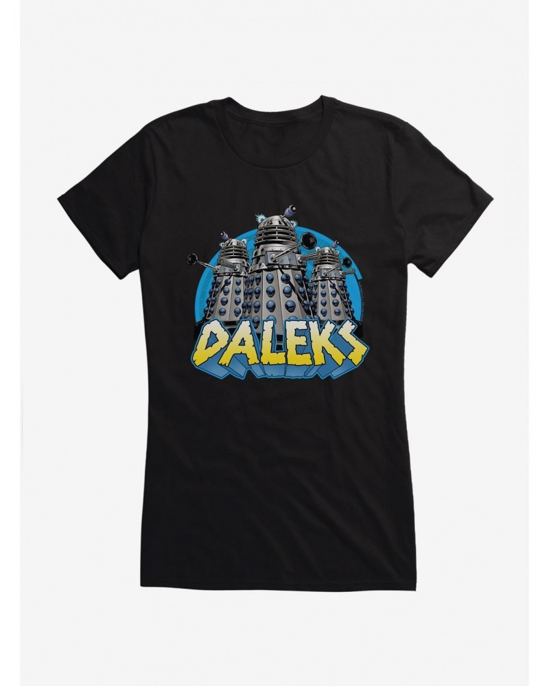 Doctor Who Three Daleks Girls T-Shirt $10.71 T-Shirts