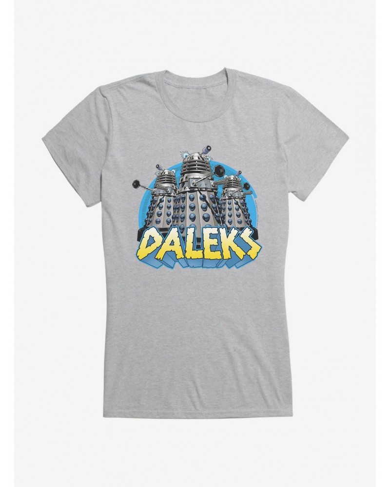 Doctor Who Three Daleks Girls T-Shirt $10.71 T-Shirts