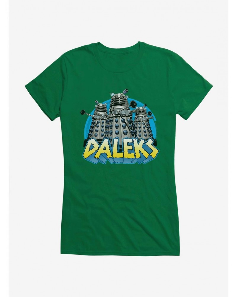 Doctor Who Three Daleks Girls T-Shirt $10.71 T-Shirts