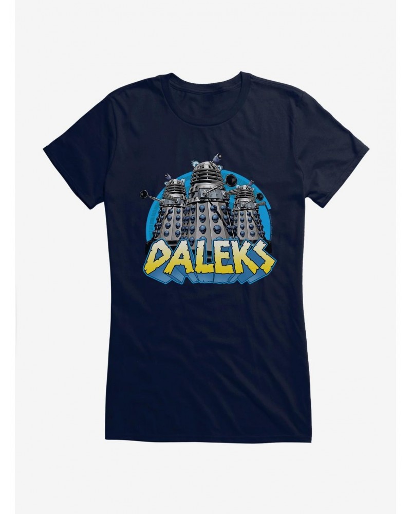 Doctor Who Three Daleks Girls T-Shirt $10.71 T-Shirts