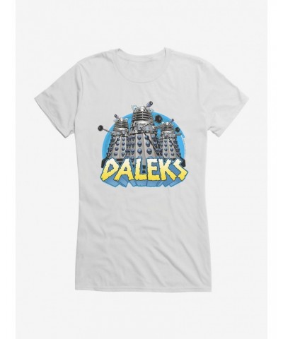 Doctor Who Three Daleks Girls T-Shirt $10.71 T-Shirts