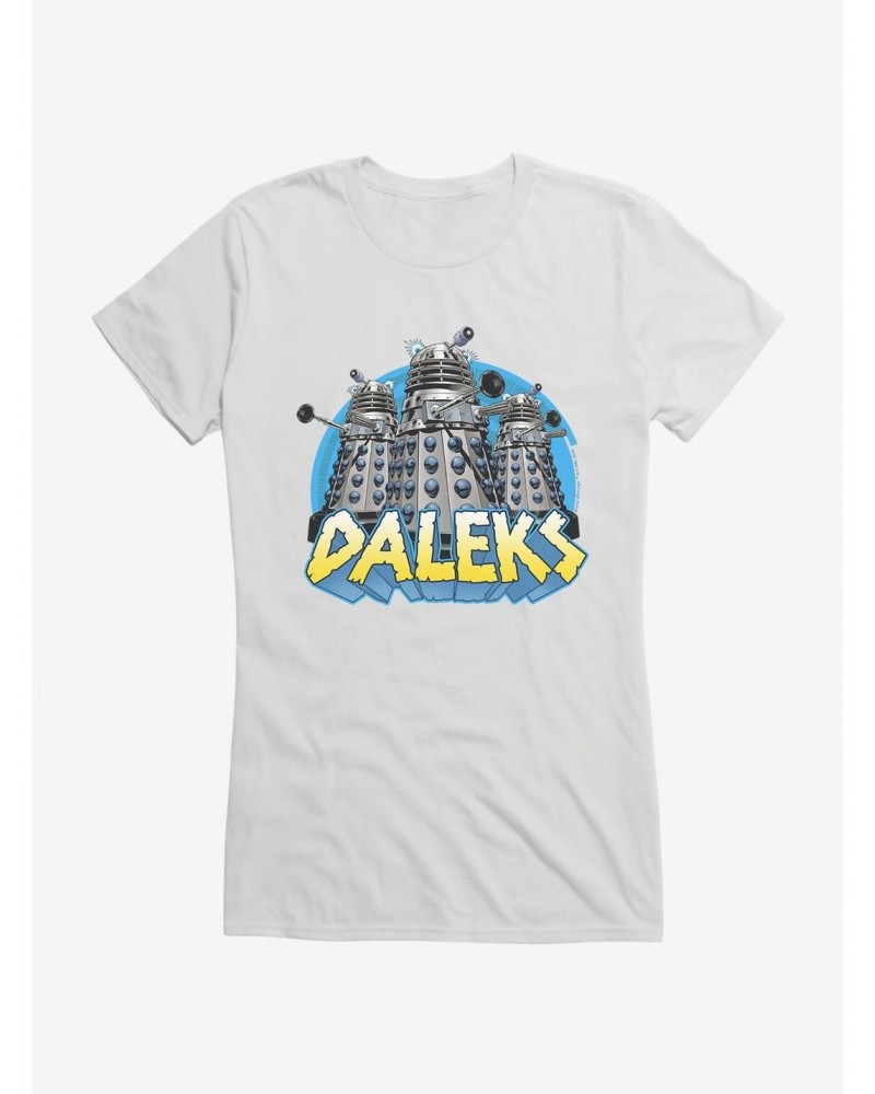 Doctor Who Three Daleks Girls T-Shirt $10.71 T-Shirts