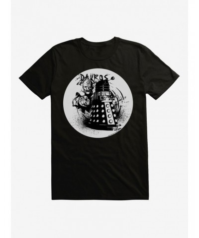 Doctor Who Davros And Dalek Ink Art T-Shirt $8.13 T-Shirts