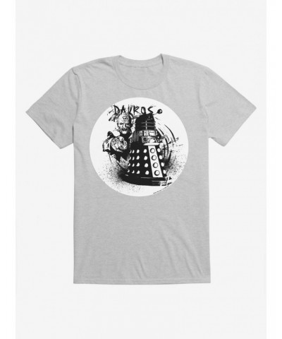 Doctor Who Davros And Dalek Ink Art T-Shirt $8.13 T-Shirts