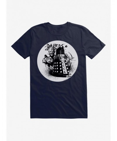 Doctor Who Davros And Dalek Ink Art T-Shirt $8.13 T-Shirts