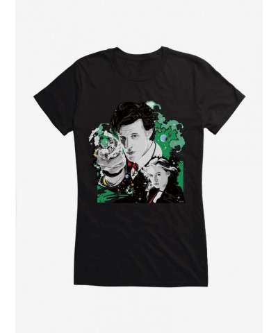 Doctor Who Eleventh Doctor And Pond Girls T-Shirt $7.47 T-Shirts