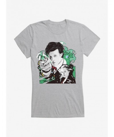 Doctor Who Eleventh Doctor And Pond Girls T-Shirt $7.47 T-Shirts