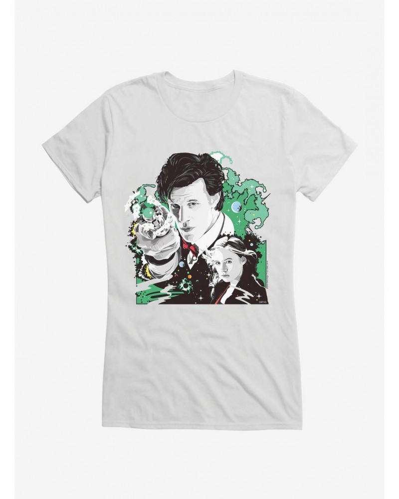 Doctor Who Eleventh Doctor And Pond Girls T-Shirt $7.47 T-Shirts