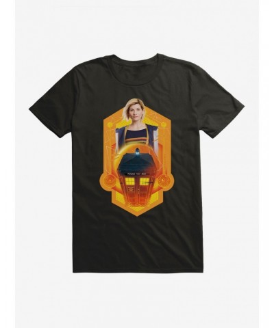 Doctor Who The Thirteenth Doctor Tardis T-Shirt $9.08 T-Shirts