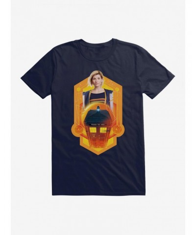 Doctor Who The Thirteenth Doctor Tardis T-Shirt $9.08 T-Shirts