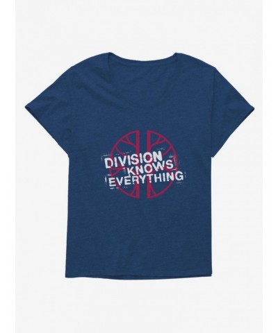 Doctor Who Division Knows Everything Girls T-Shirt Plus Size $8.96 T-Shirts