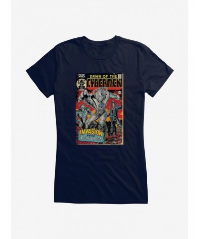 Doctor Who Cybermen Dawn Of The Cybermen Girls T-Shirt $11.95 T-Shirts