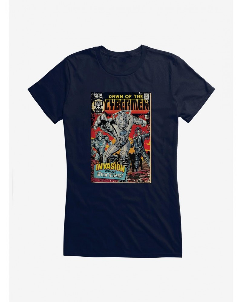 Doctor Who Cybermen Dawn Of The Cybermen Girls T-Shirt $11.95 T-Shirts