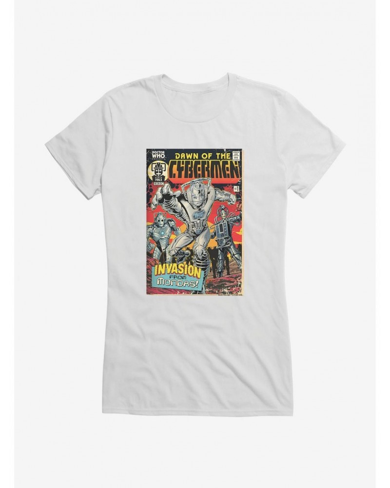 Doctor Who Cybermen Dawn Of The Cybermen Girls T-Shirt $11.95 T-Shirts