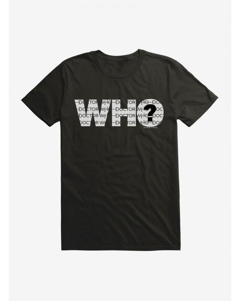 Doctor Who Question Mark T-Shirt $10.04 T-Shirts