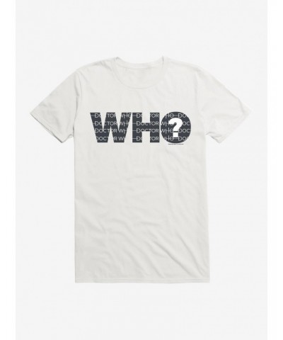 Doctor Who Question Mark T-Shirt $10.04 T-Shirts