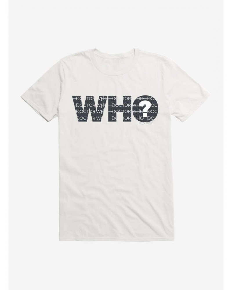 Doctor Who Question Mark T-Shirt $10.04 T-Shirts