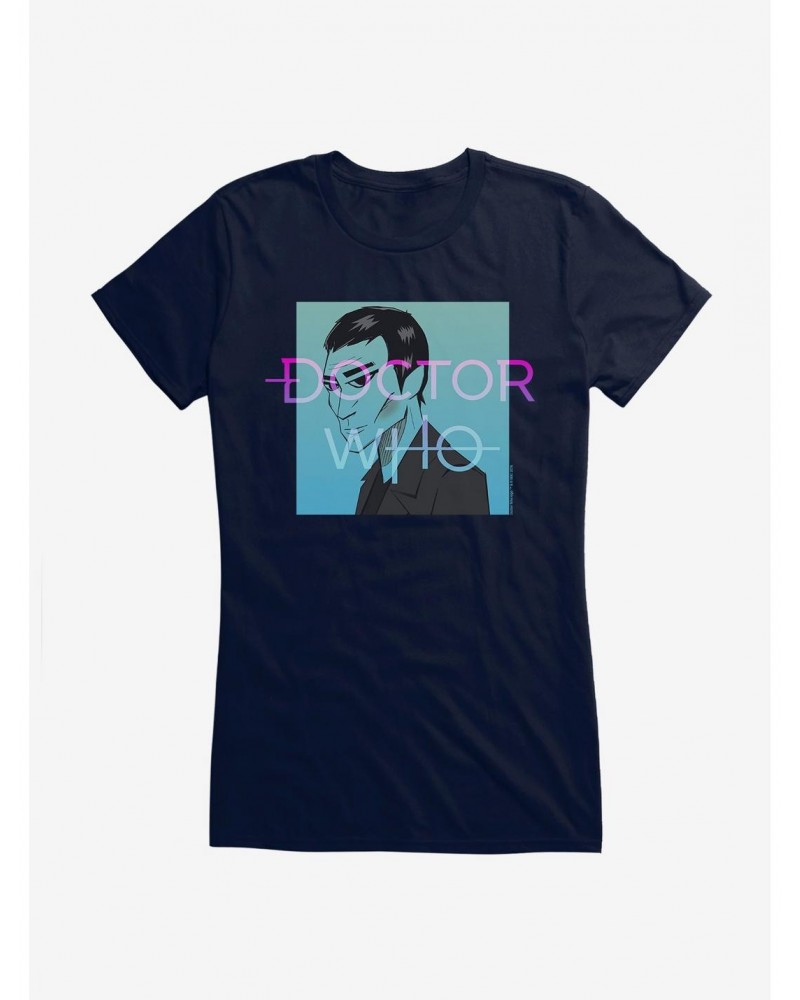 Doctor Who The Ninth Doctor Sketch Girls T-Shirt $12.45 T-Shirts