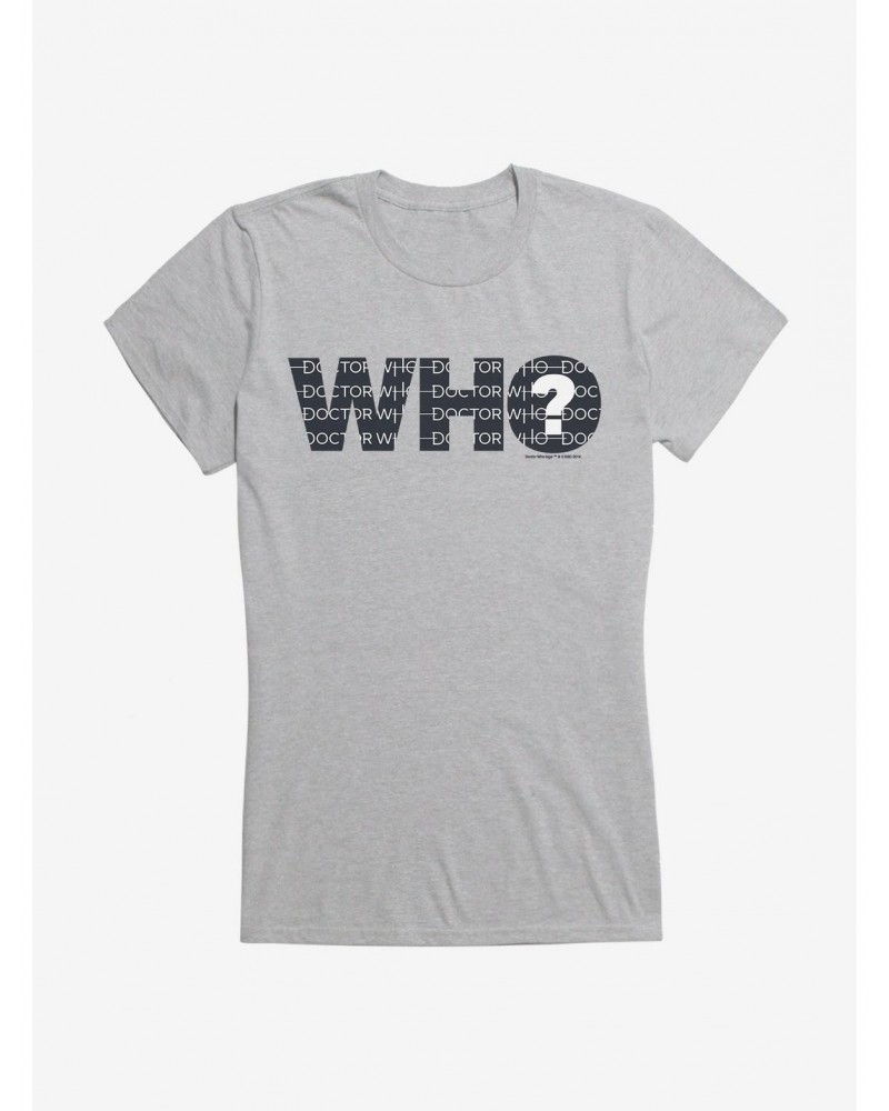 Doctor Who Question Mark Girls T-Shirt $11.21 T-Shirts