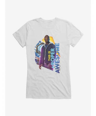 Doctor Who Thirteenth Doctor Proper Awesome Girls T-Shirt $7.47 T-Shirts