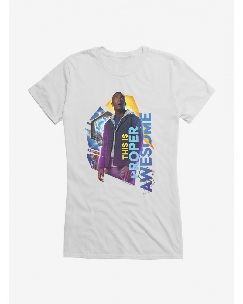 Doctor Who Thirteenth Doctor Proper Awesome Girls T-Shirt $7.47 T-Shirts