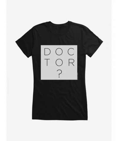 Doctor Who Question Block Girls T-Shirt $8.72 T-Shirts