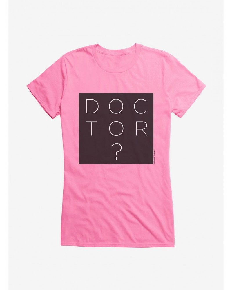 Doctor Who Question Block Girls T-Shirt $8.72 T-Shirts