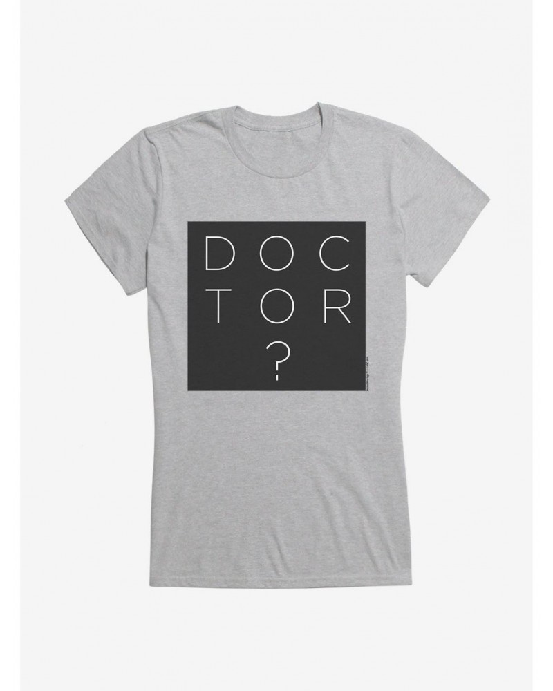 Doctor Who Question Block Girls T-Shirt $8.72 T-Shirts