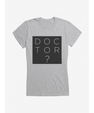 Doctor Who Question Block Girls T-Shirt $8.72 T-Shirts