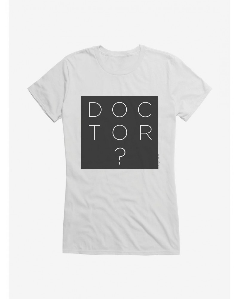 Doctor Who Question Block Girls T-Shirt $8.72 T-Shirts