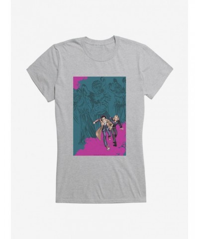 Doctor Who The Tenth Doctor Colorpop Runaway Girls T-Shirt $11.21 T-Shirts