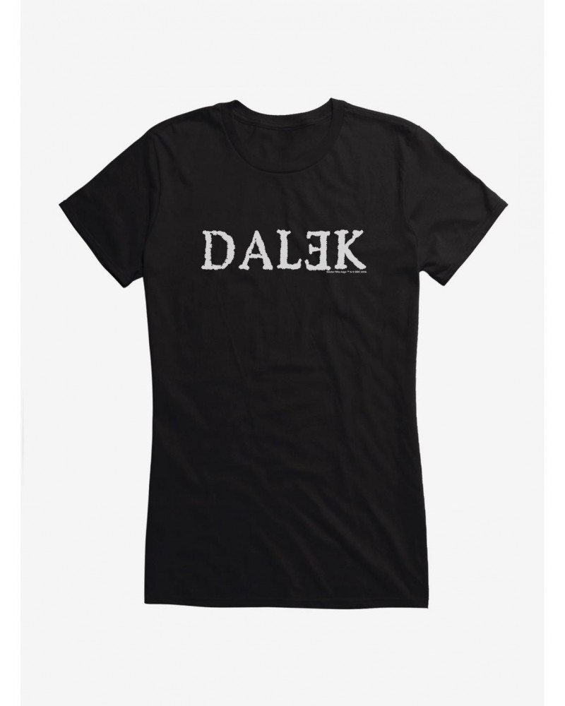 Doctor Who Dalek Mirror E Girls T-Shirt $12.20 T-Shirts