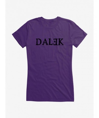 Doctor Who Dalek Mirror E Girls T-Shirt $12.20 T-Shirts