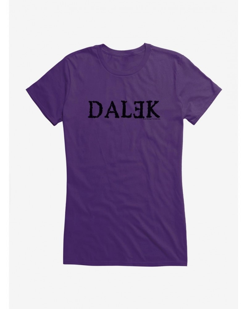 Doctor Who Dalek Mirror E Girls T-Shirt $12.20 T-Shirts