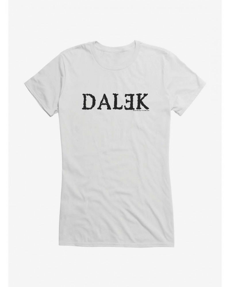 Doctor Who Dalek Mirror E Girls T-Shirt $12.20 T-Shirts