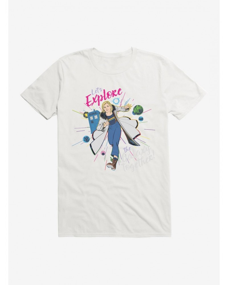 Doctor Who The Thirteenth Doctor Let's Explore The Galaxy Together! T-Shirt $9.80 T-Shirts