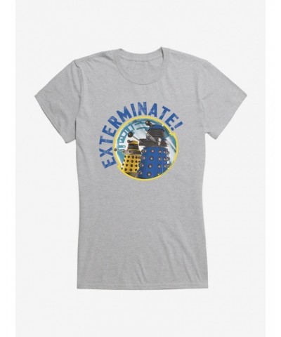 Doctor Who Dalek Exterminate Frame Girls T-Shirt $8.22 T-Shirts