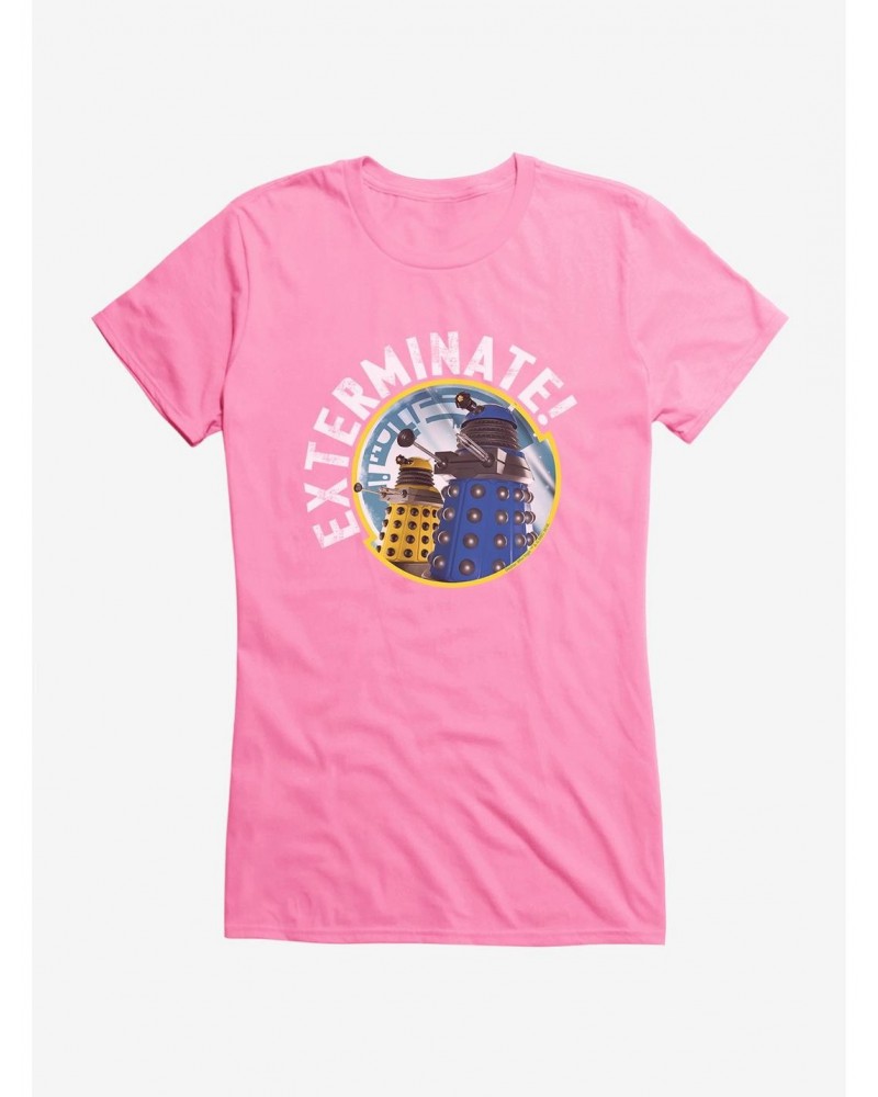 Doctor Who Dalek Exterminate Frame Girls T-Shirt $8.22 T-Shirts