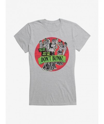 Doctor Who Don't Blink Girls T-Shirt $9.96 T-Shirts