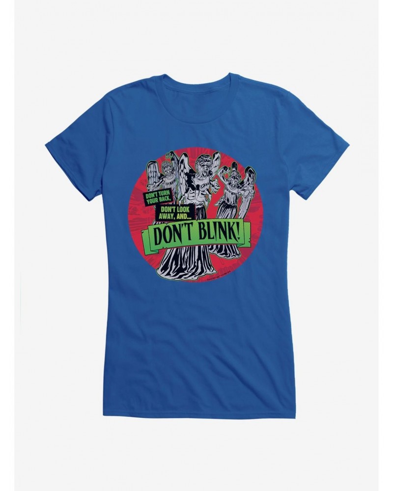 Doctor Who Don't Blink Girls T-Shirt $9.96 T-Shirts