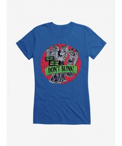 Doctor Who Don't Blink Girls T-Shirt $9.96 T-Shirts