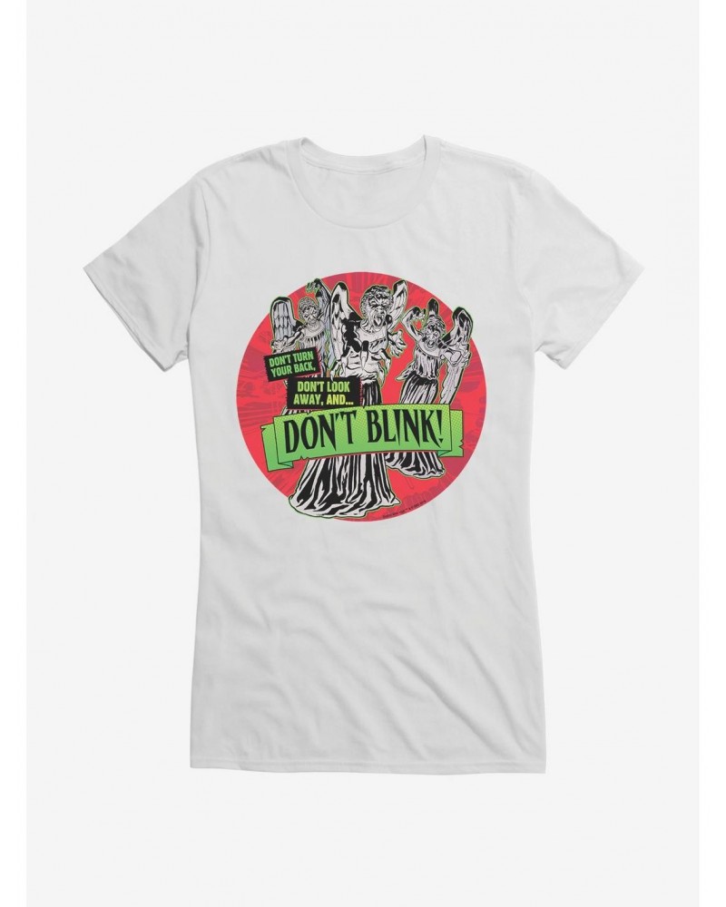 Doctor Who Don't Blink Girls T-Shirt $9.96 T-Shirts