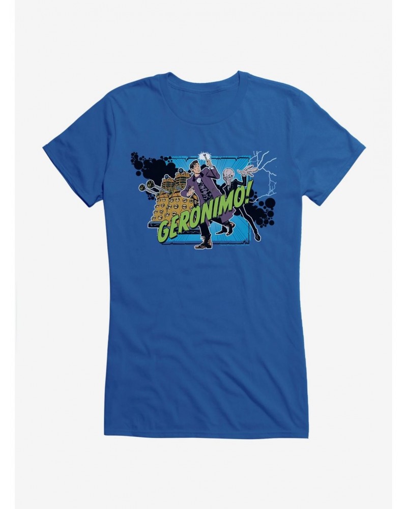 Doctor Who Geronimo Girls T-Shirt $10.46 T-Shirts