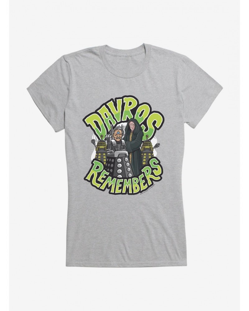 Doctor Who Davros Remembers Girls T-Shirt $12.20 T-Shirts