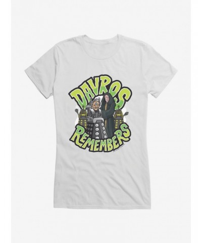 Doctor Who Davros Remembers Girls T-Shirt $12.20 T-Shirts