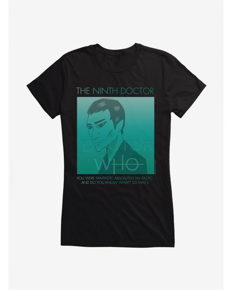 Doctor Who The Ninth Doctor Girls T-Shirt $12.20 T-Shirts