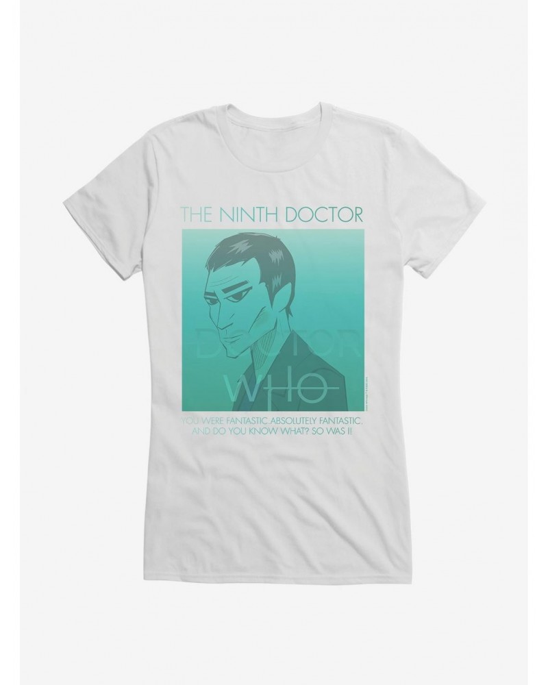 Doctor Who The Ninth Doctor Girls T-Shirt $12.20 T-Shirts