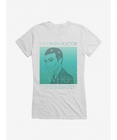 Doctor Who The Ninth Doctor Girls T-Shirt $12.20 T-Shirts